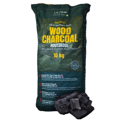Vuur & Rook Ultimate Houtskool Superior 10 kg