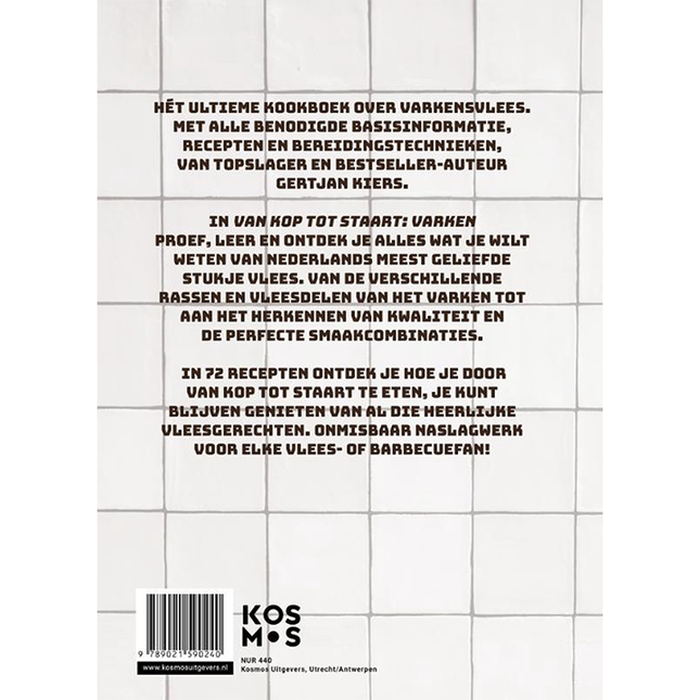 Vuur & Rook Van Kop tot Staart: Varken