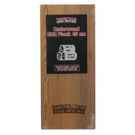 Vuur & Rook Vuur&Rook Cedar Rookplank 45 cm Xtra Dik