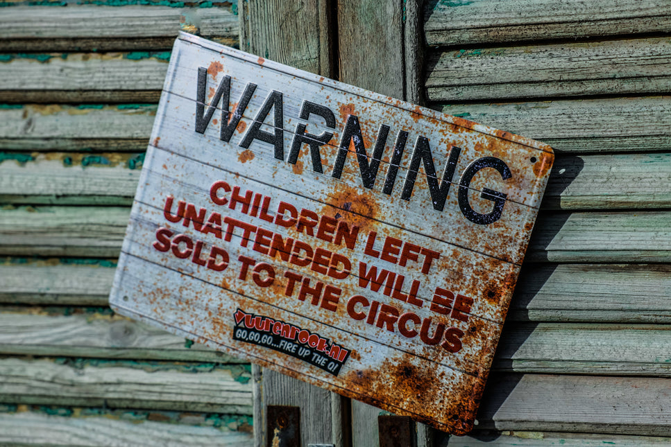 Vuur & Rook Vuur&Rook Circus Mancave Sign - Limited Edition