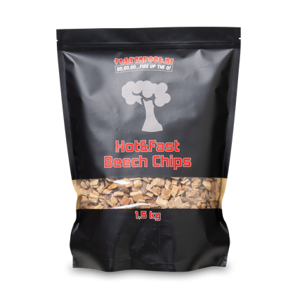 Vuur & Rook Vuur&Rook Hot&Fast Beuken Chips 1,5 kg