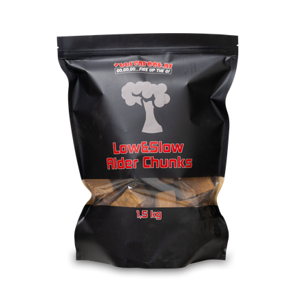 Vuur & Rook Vuur&Rook Low&Slow Alder Chunks 1,5 kg