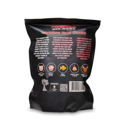 Vuur & Rook Vuur&Rook Low&Slow Alder Chunks 1,5 kg