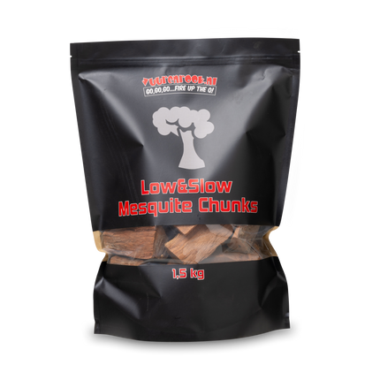 Vuur & Rook Vuur&Rook Low&Slow Mesquite Chunks 1,5 kg