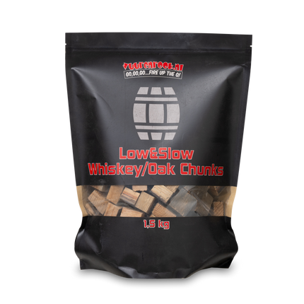 Vuur & Rook Vuur&Rook Low&Slow Whisky / Eiken Chunks 1,5 kg
