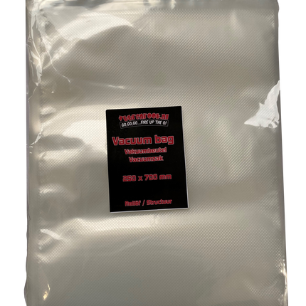 Vuur & Rook Vuur&Rook Reliëf / Structuur Vacuumzak 250 x 700  mm 100 stuks