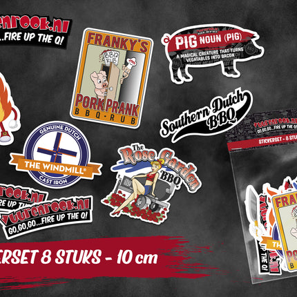 Vuur & Rook Vuur&Rook Stickers 8 stuks