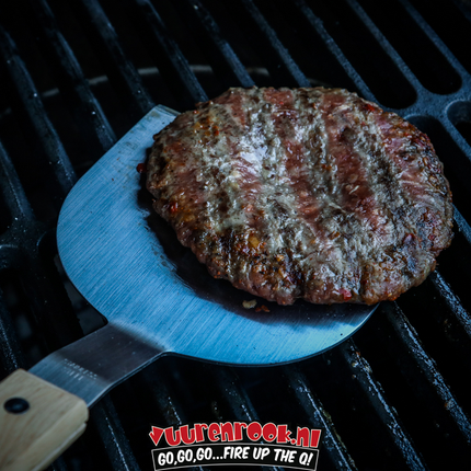 Vuur & Rook Vuur&Rook Xtra Long RVS Burger Flipper