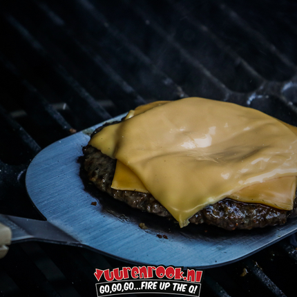 Vuur & Rook Vuur&Rook Xtra Long RVS Burger Flipper