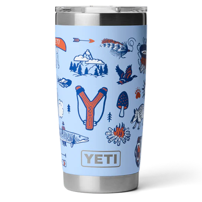 Vuur & Rook Yeti Rambler Tumbler Big Sky Summer Camp 20 oz