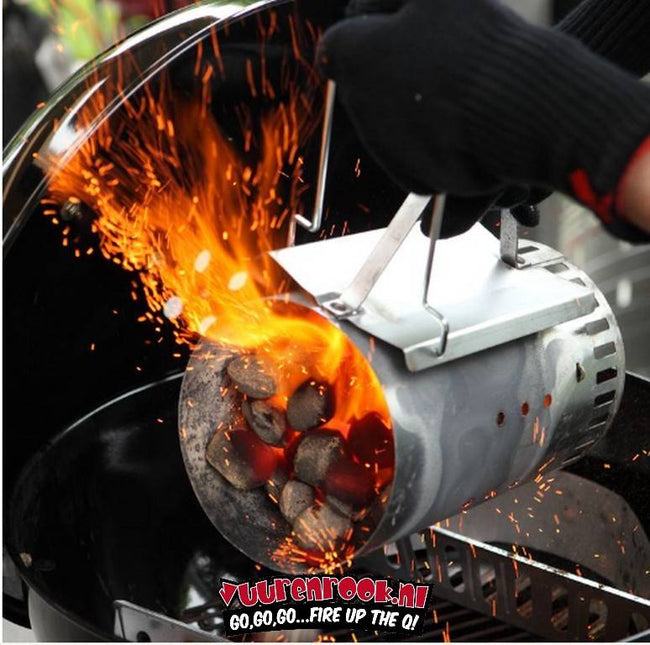 Weber Weber Grote Brikettenstarter + GRATIS Weber Briketten + Aanmaakblokjes