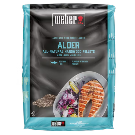 Weber Weber Natuurlijke Hardhoutpellets Alder 8 kg