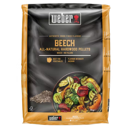 Weber Weber Natuurlijke Hardhoutpellets Beuk 9 kg