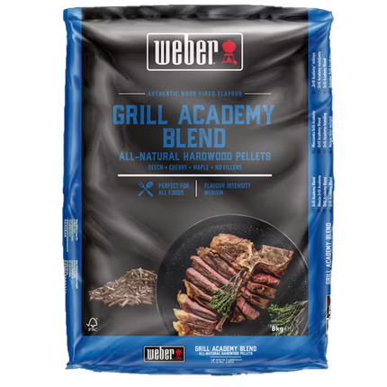 Weber Weber Natuurlijke Hardhoutpellets Grill Academy Blend 8 kg