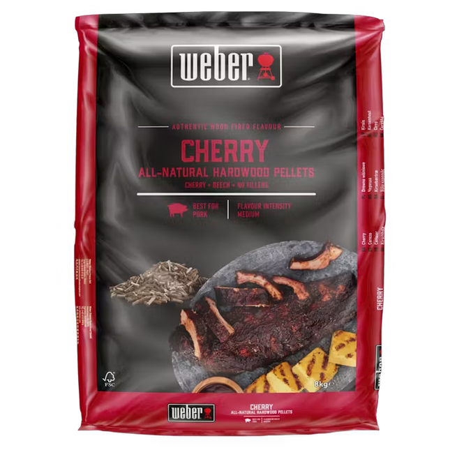 Weber Weber Natuurlijke Hardhoutpellets Kers 8 kg