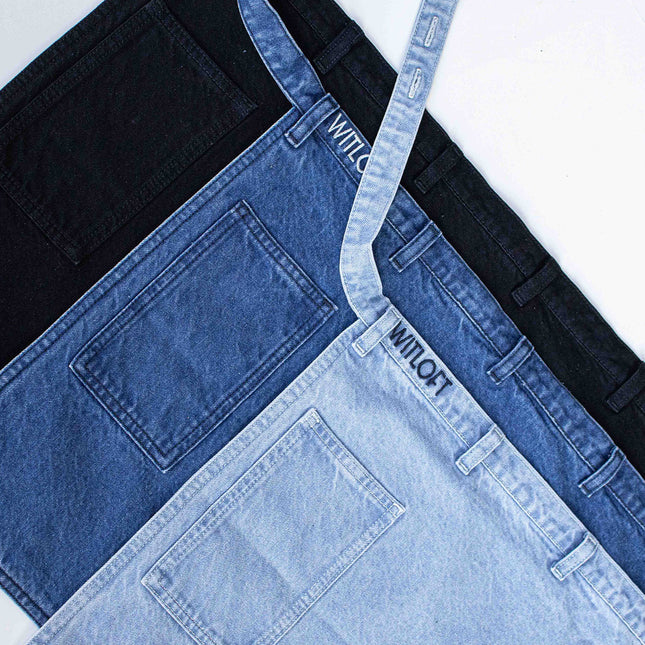 Witloft Witloft Black Apron Waist Down Denim Collection