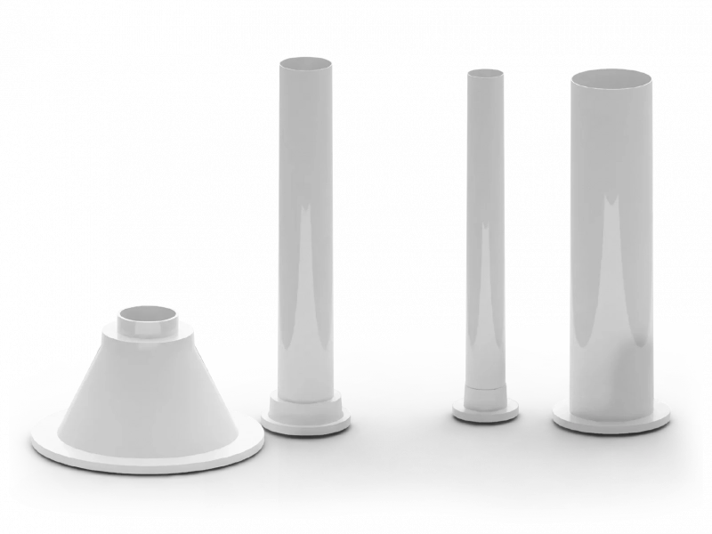 Wolfcut Wolfcut PVC Worstvulpijpen Set met Adapter Enterprise 5