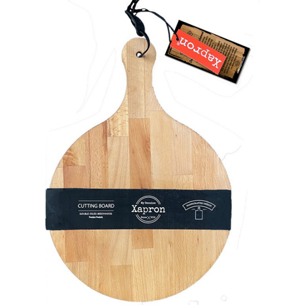 Xapron Xapron Cutting Board Beech Round 45 x 32 x 1,6 cm
