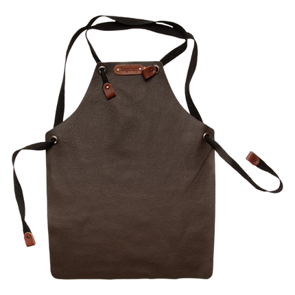 Xapron Xapron Leren Kinder Schort Bovine Brown