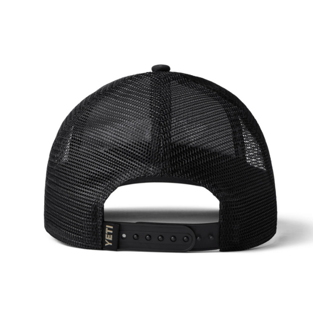 YETI Yeti Logo Badge Trucker Hat Black