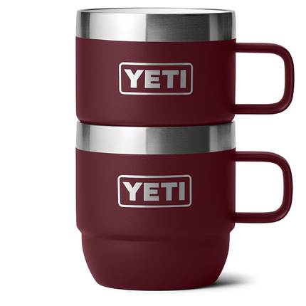 YETI Yeti Rambler Stapelbare Mokjes Wild Vine 2 stuks Red 6 oz
