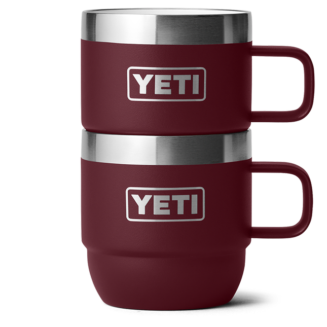 YETI Yeti Rambler Stapelbare Mokjes Wild Vine 2 stuks Red 6 oz