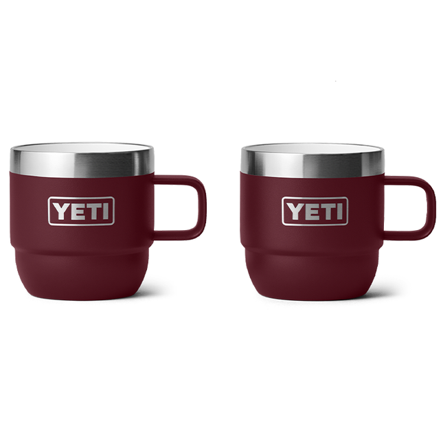 YETI Yeti Rambler Stapelbare Mokjes Wild Vine 2 stuks Red 6 oz