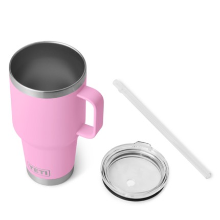 YETI Yeti Rambler Tumbler met Rietjesdeksel Power Pink 35 oz