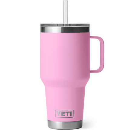 YETI Yeti Rambler Tumbler met Rietjesdeksel Power Pink 35 oz