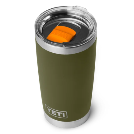 YETI Yeti Rambler Tumbler Olive / King Crab Orange 20 oz