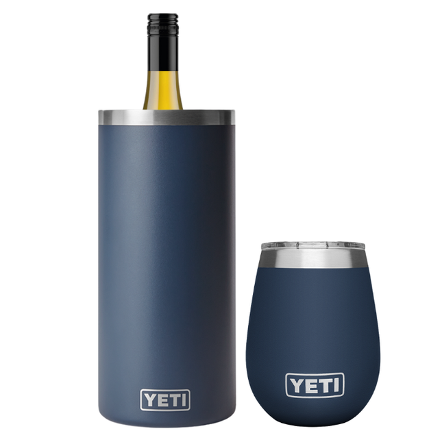 YETI Yeti Rambler Wijnkoeler & Yeti Rambler Wine Tumbler Navy 10 oz