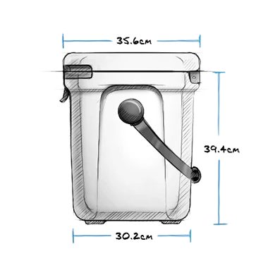 YETI Yeti Roadie 24 2.0 Hard Cooler Charcoal