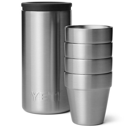 YETI Yeti Shotglazen Stainless Steel 4 stuks