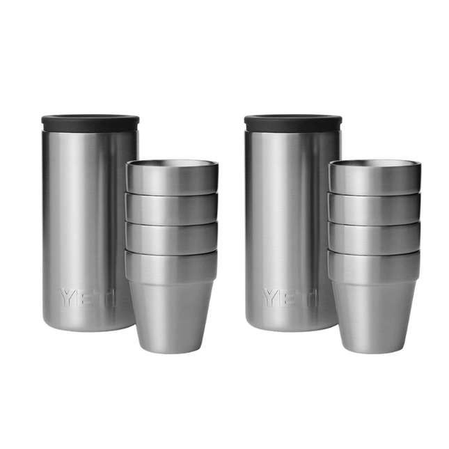 YETI Yeti Shotglazen Stainless Steel 8 stuks
