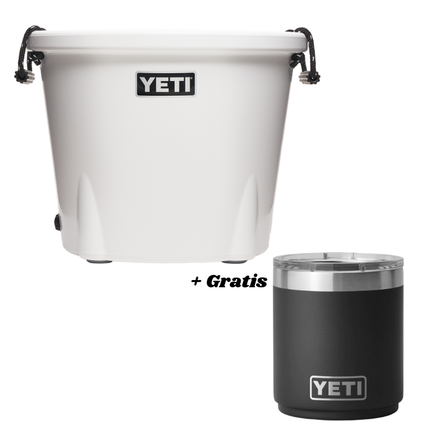 YETI Yeti Tank Ice Bucket 45 White + GRATIS Yeti Rambler Lowball 10 oz Black