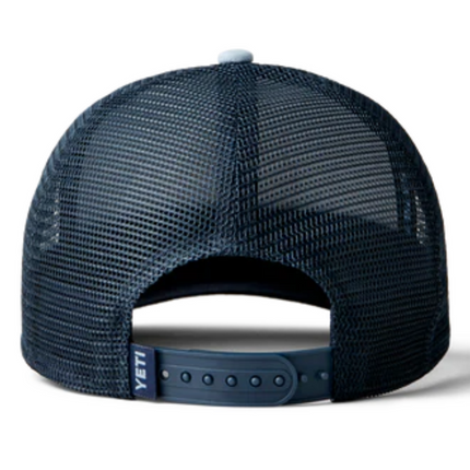 YETI Yeti Truckerspet Met Berg-Badge Licht Blauw
