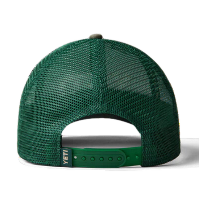 YETI Yeti Truckerspet Met Camouflage Badge Olive