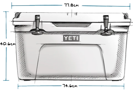 YETI Yeti Tundra 65 Hard Cooler Wetlands Brown