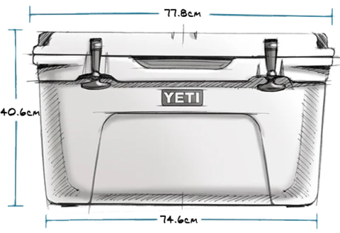 YETI Yeti Tundra 65 Hard Cooler Wetlands Brown